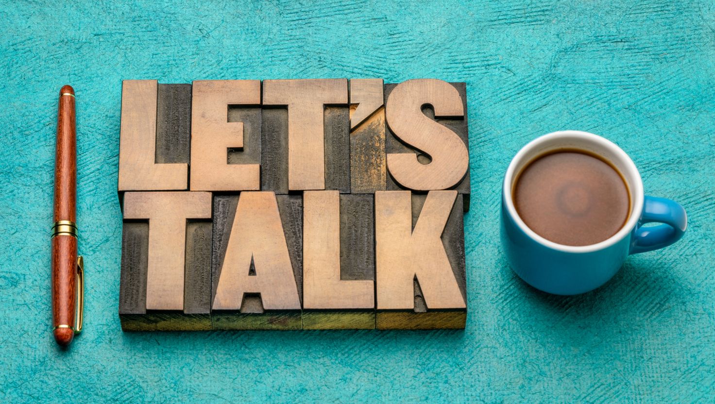 Warm call-to-action message inviting coaching clients to reach out